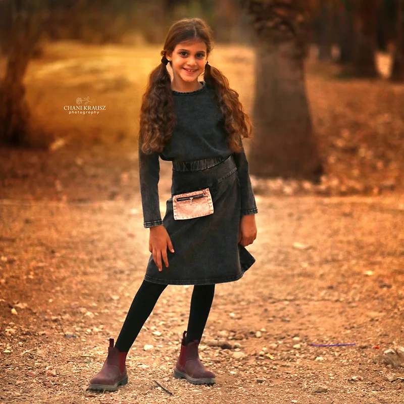 Conjunto hermanos bebé y niña con bolsillos vaqueros - imagen 4