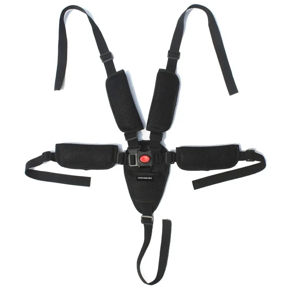 Almohadilla de seguridad para hombro, arnés para cochecito, organizador de correa, cinturón de seguridad para cochecito de bebé, almohadilla para la entrepierna, accesorios para trona, silla de bebé - imagen 2