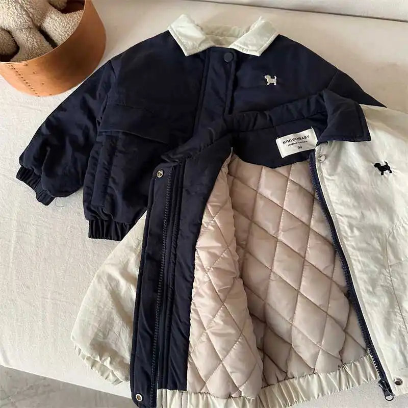 Chaqueta de invierno para niños – Abrigo suave de algodón - imagen 3