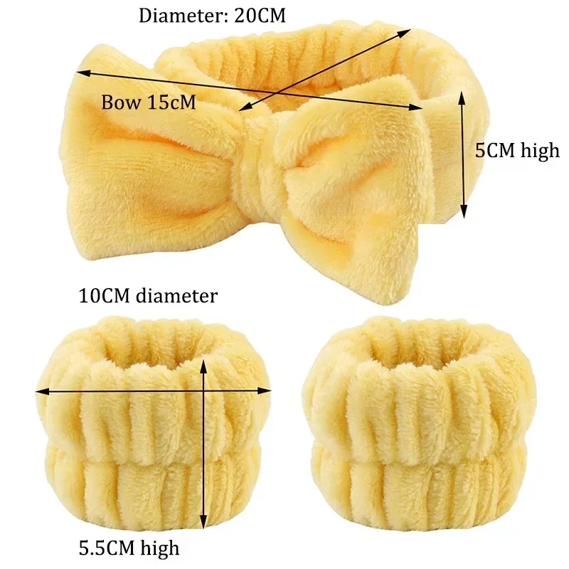Diadema pulseras diadema maquillaje cuidado del cabello 1/2/3 Uds lavado de cara diadema para lavar su cara bandas para el cabello para mujeres FD01 - imagen 2