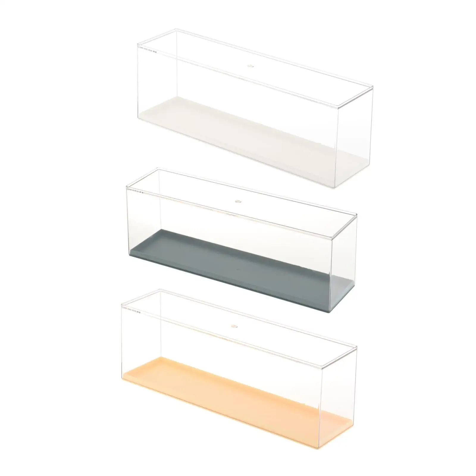 Display Box Organizer Figures Display Storage Case Clear Storage Box for Small Figurines Collectibles Action Figure Toy Dolls