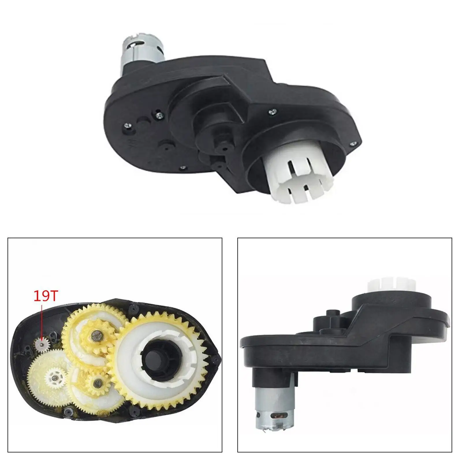 12V RS550 Motor Gearbox for Power Wheel Parts Kids Riding on Car Replacements