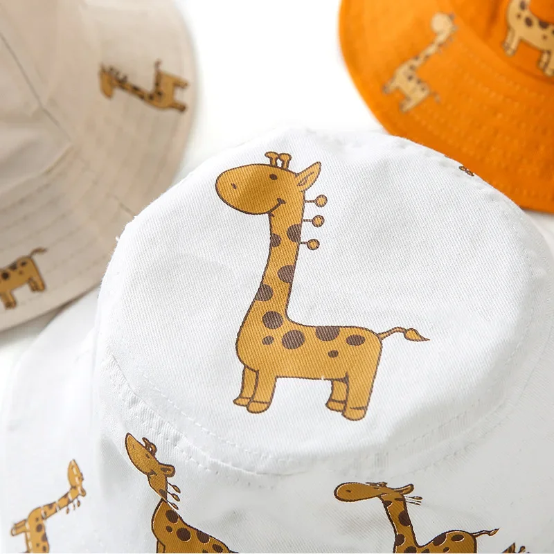 Sombrero solar infantil de jirafa con protección UV transpirable - imagen 5
