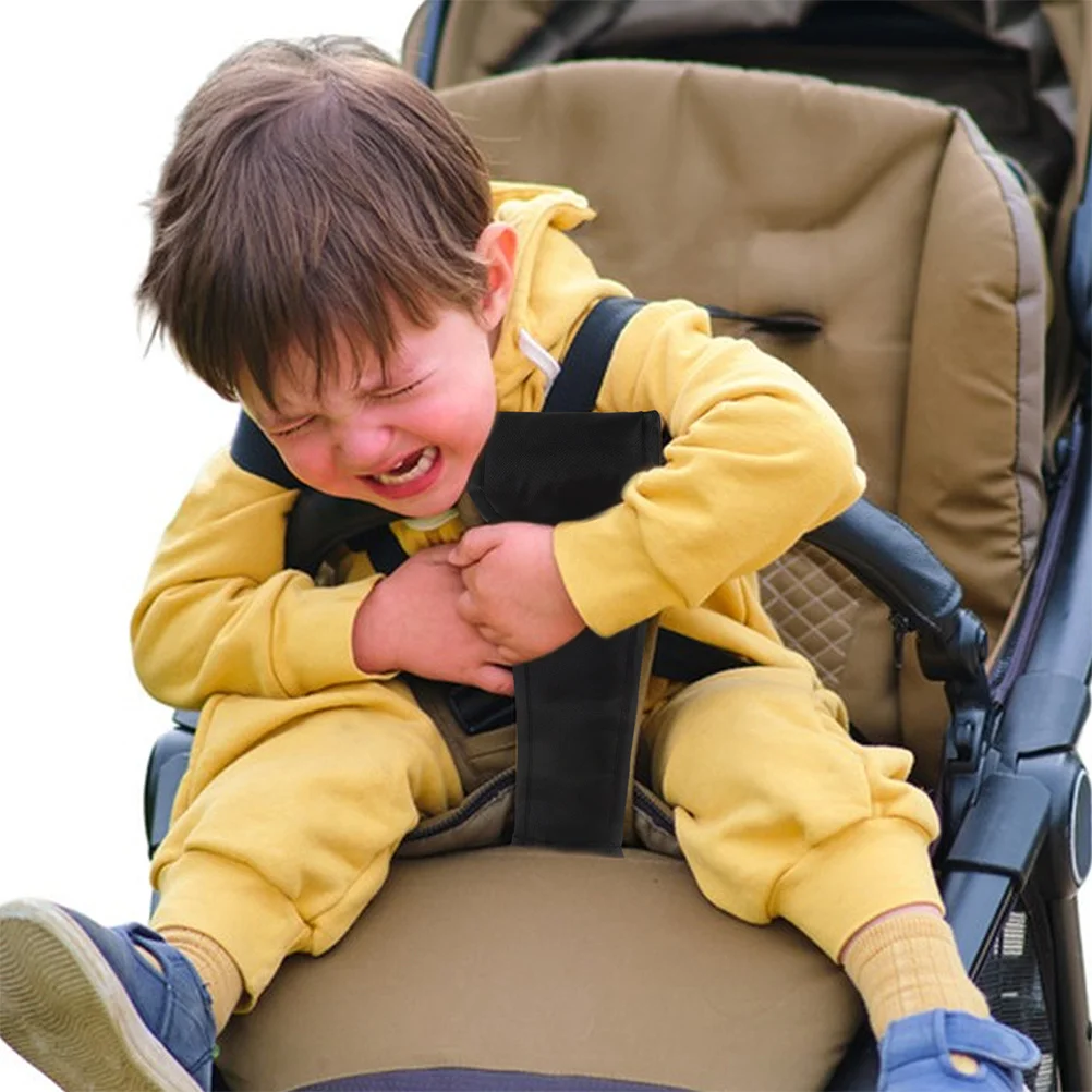 Correa de seguridad en la entrepierna para cochecito de bebé, accesorios, cinturón protector de viaje infantil para uso Universal en interiores y exteriores, 4 Uds.