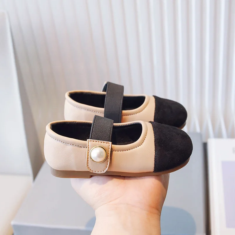 Zapatos de princesa para niños, zapatos planos individuales LeFu para niñas, zapatos de baile a la moda, zapatos de cuero antideslizantes para niñas, novedad de otoño 2025 - imagen 2