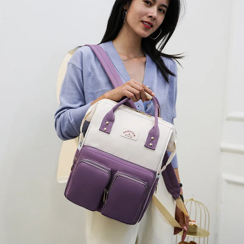 Bolsa de mamá impermeable de gran capacidad para viaje y maternidad - imagen 5