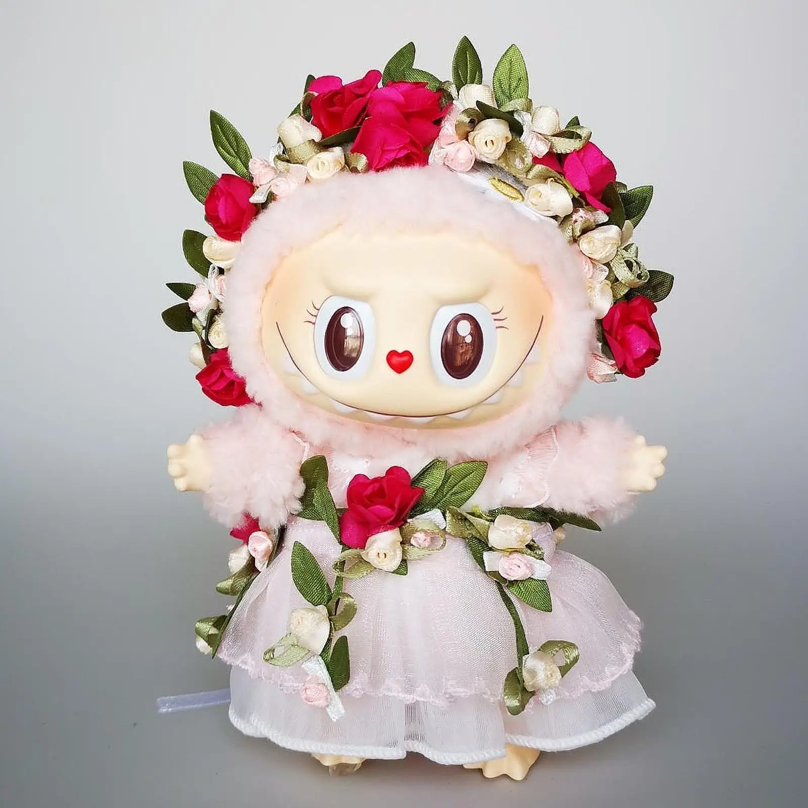 Dolls Dress Casual Outfits Handmade Clothing Mini Floral Dress for 15cm/5.91inch Doll