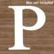 only Letter P No Box