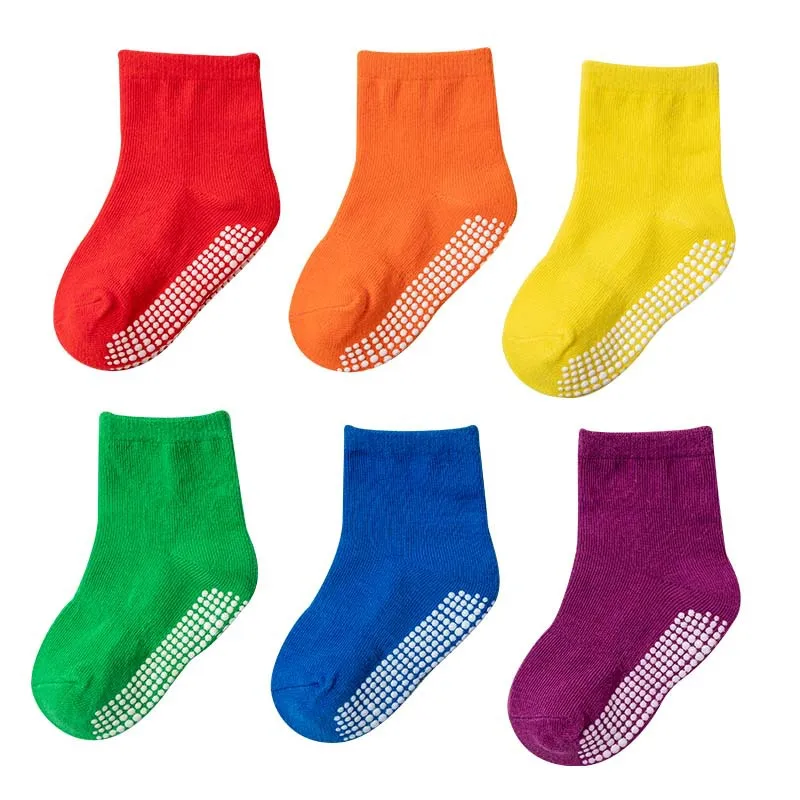 Calcetines antideslizantes algodón bebé recién nacido – agarre - imagen 2