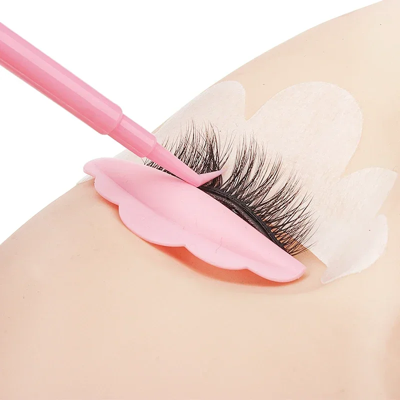 Permanente, 10 Uds., herramienta de plástico reutilizable para extensión de pestañas, peine en forma de Y, aplicador rizador de elevación de pestañas, cepillos de maquillaje - imagen 2