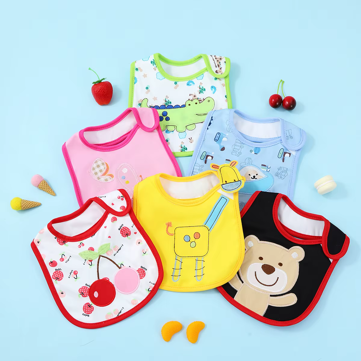 Baberos impermeables para bebés – Perfectos para la hora de comer - imagen 4