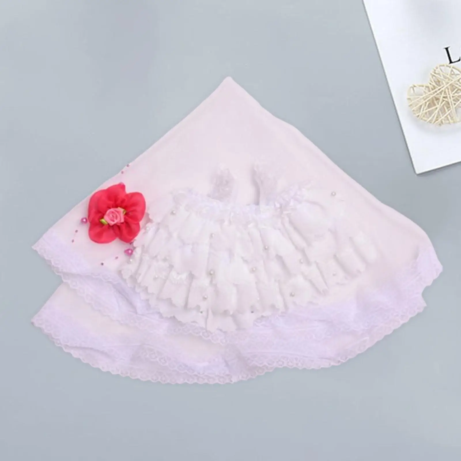 Doll Wedding Outfit for 38cm Dolls, Dress And Accessories Set
