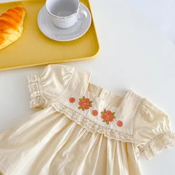 Conjunto verano niña MILANCEL: camiseta bordada y shorts