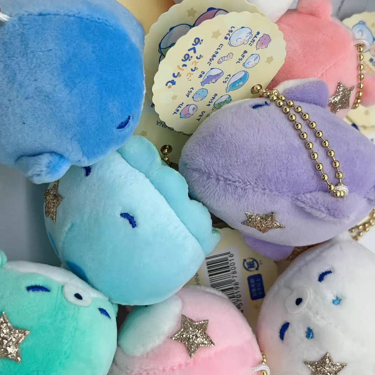 Peluches marinos de ballena, tiburón y pulpo – Colgante infantil - imagen 5