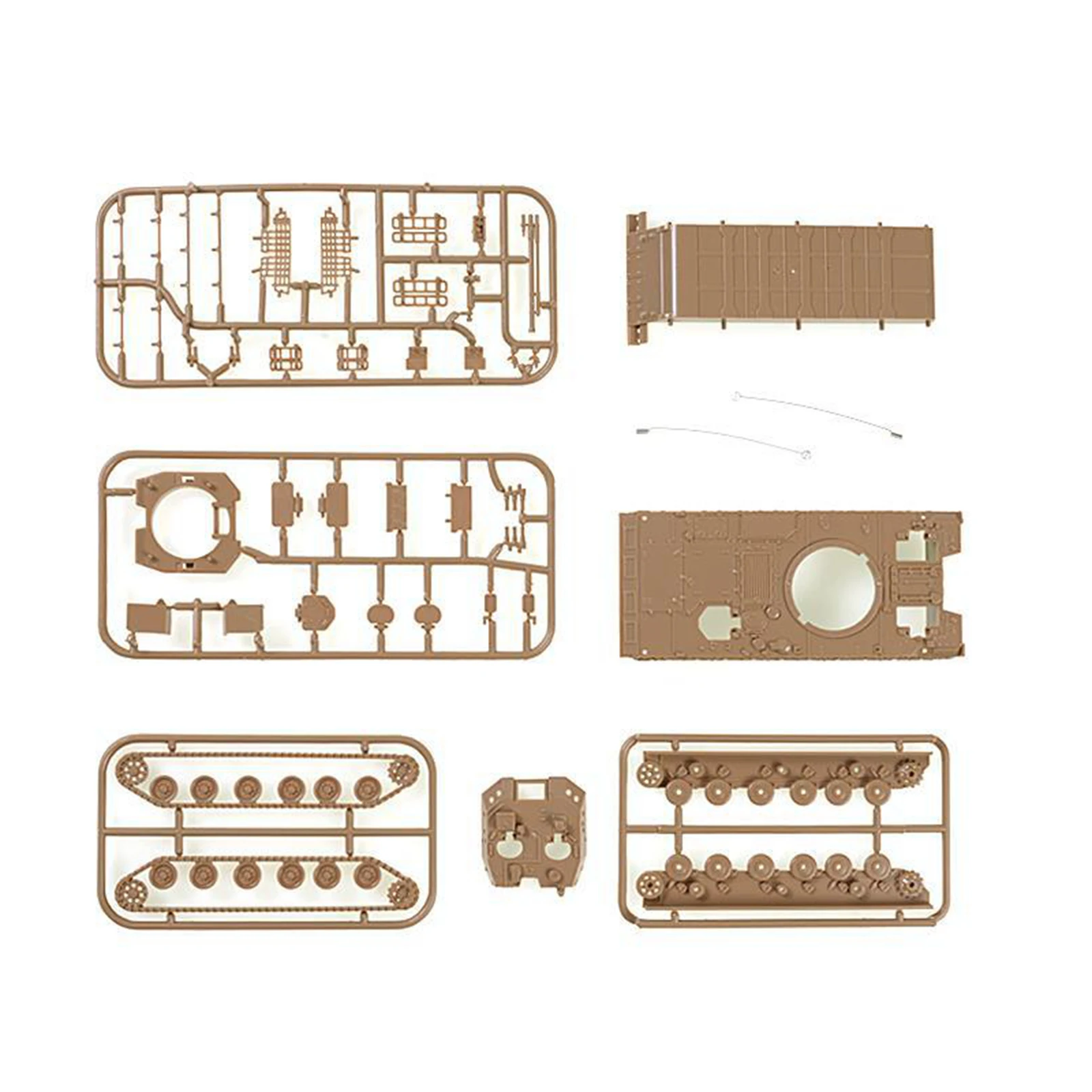 Modelo de tanque 4D, Kit de construcción de artesanías, modelo de carro para regalo, favores de fiesta, coleccionables, Decoración de mesa, Escena de mesa, 1/72 - imagen 4