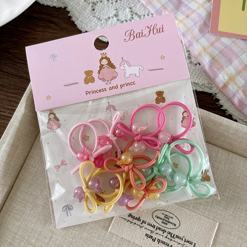 Diademas trenzadas elásticas caramelo para niñas - imagen 4