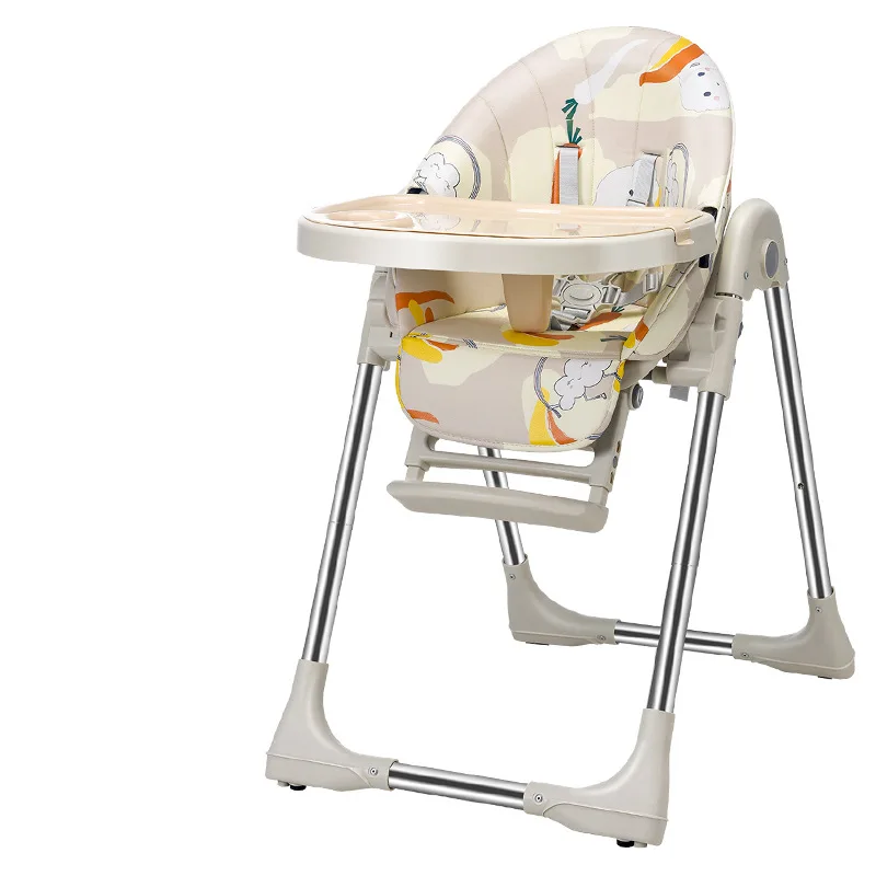 Sillas de comedor para niños, sillas de comedor plegables para el hogar, venta al por mayor, mesas de comedor portátiles multifuncionales para bebés, sillas