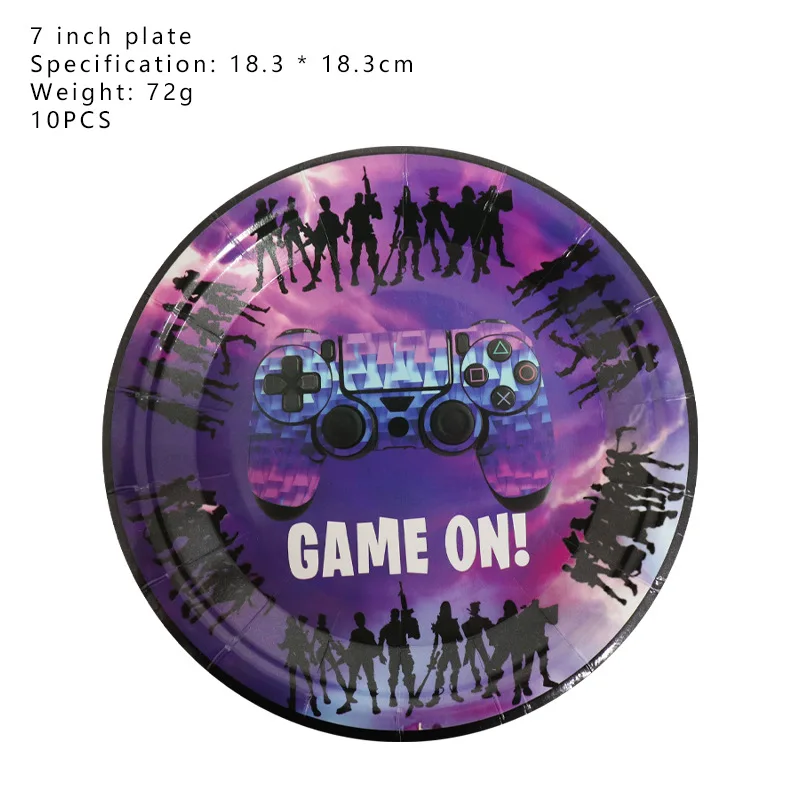 10pcs 7inch plates