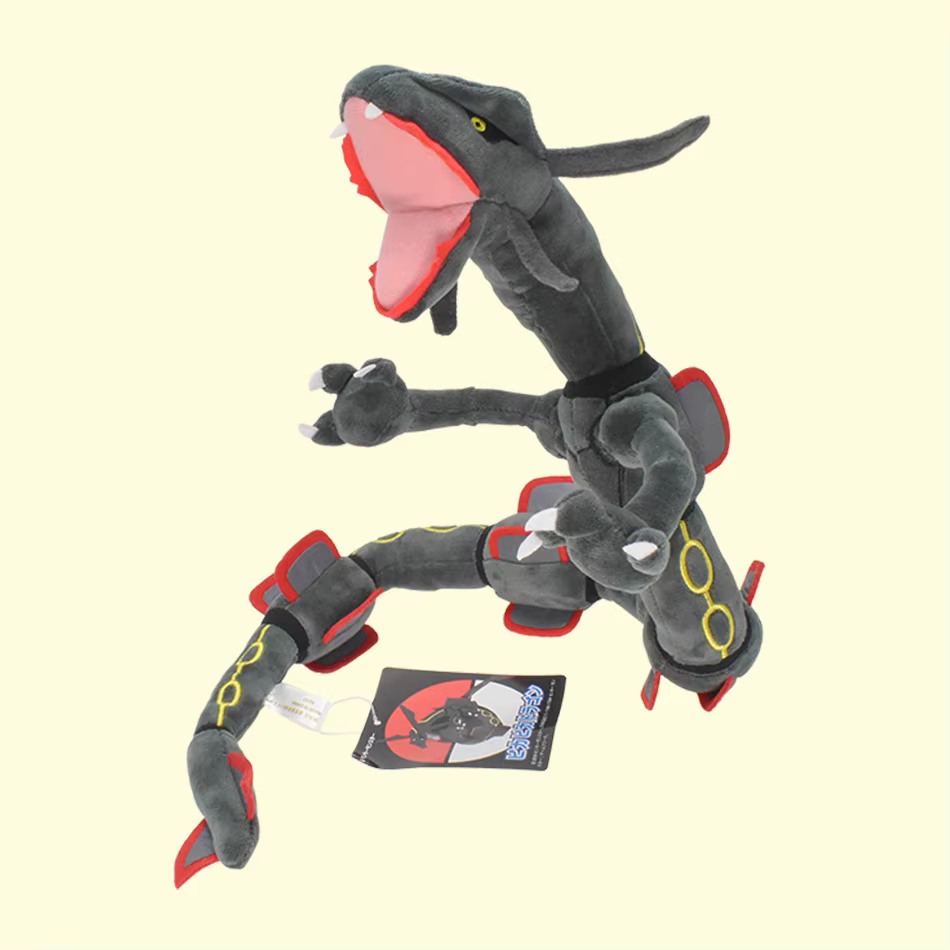 Peluche Rayquaza brillante y suave para regalo coleccionable