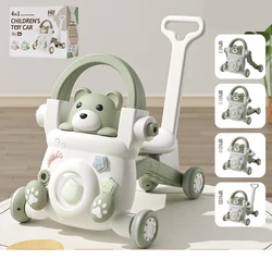 Andador multifunción para bebés con carrito y coche de equilibrio