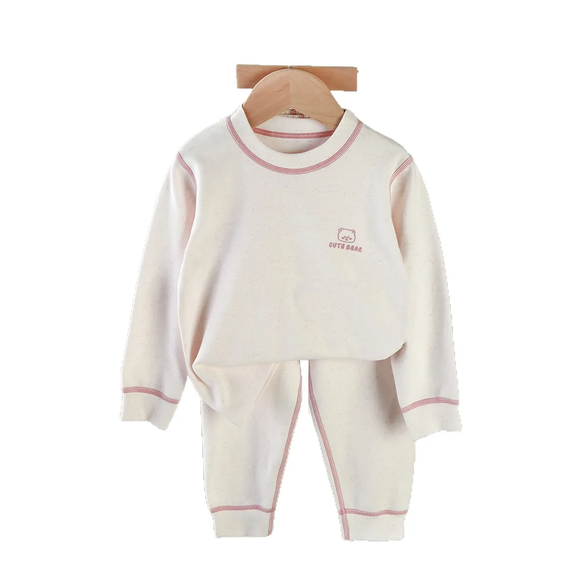 Pijamas para bebés y niñas, ropa de dormir de oso de otoño para niños, conjuntos de pijamas de algodón para niños - imagen 5