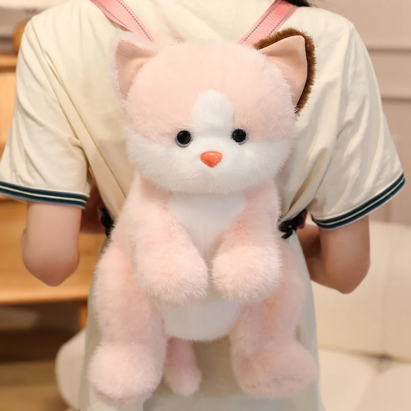 Mochila de peluche animal suave colorido – Regalo cumpleaños - imagen 2