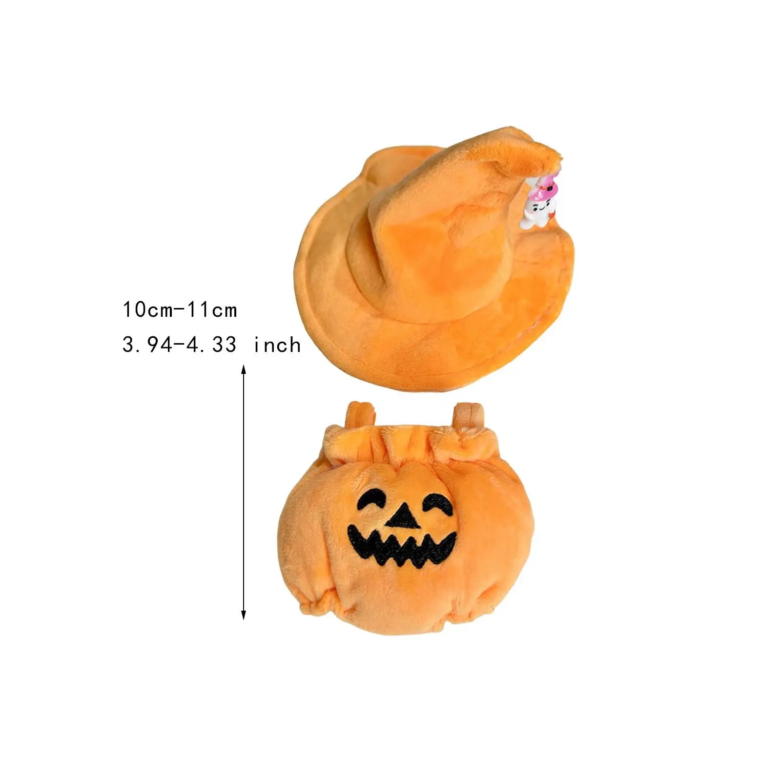 Plush Doll Clothes for 15cm 17cm,Cute,Halloween Pumpkin Costumes Stylish Stuffed Animals Clothes Comfortable Doll Clothing