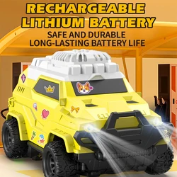 Vehículo de deriva RC con luz de ventilador, coche de carreras con Control remoto de alta velocidad de 2,4G, regalo, coche de carreras de competición, juguete todoterreno para niños