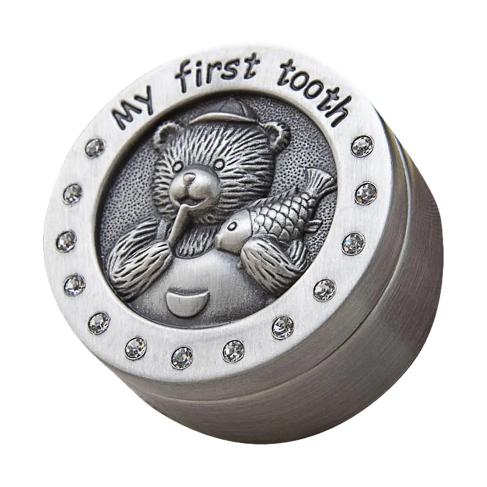 Baby Keepsakes Box Container Storage Baby Tooth Fairy Container for Baby Shower Birthday Gift Childhood Nusery Decor Souvenir