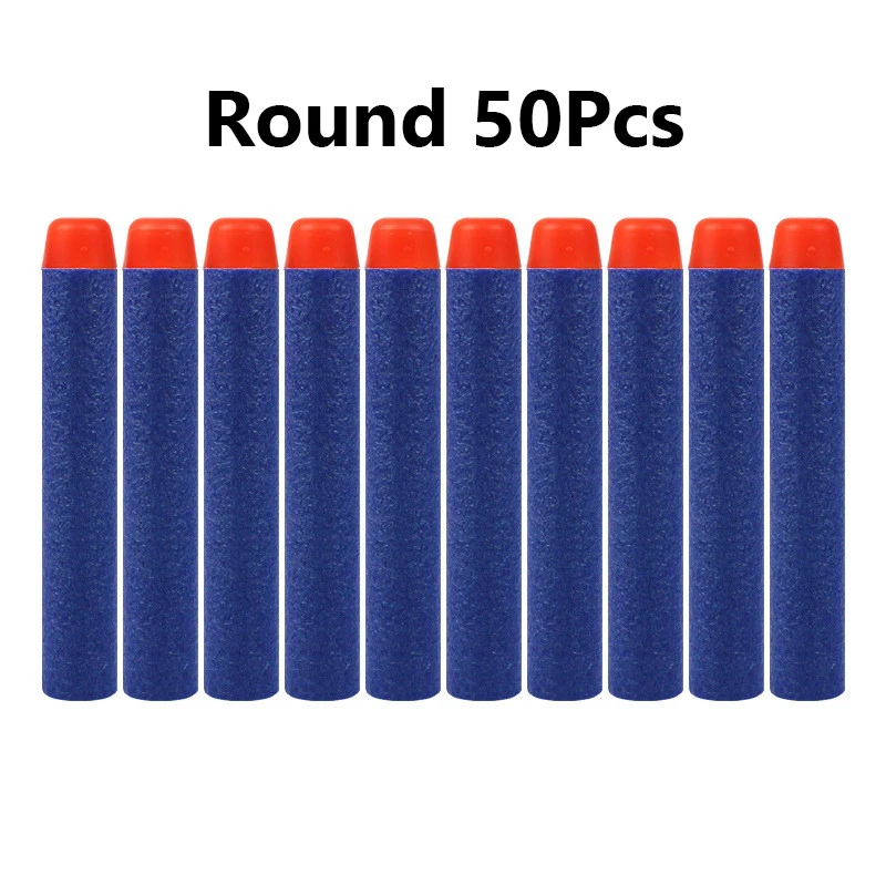50 Pcs-Blue round