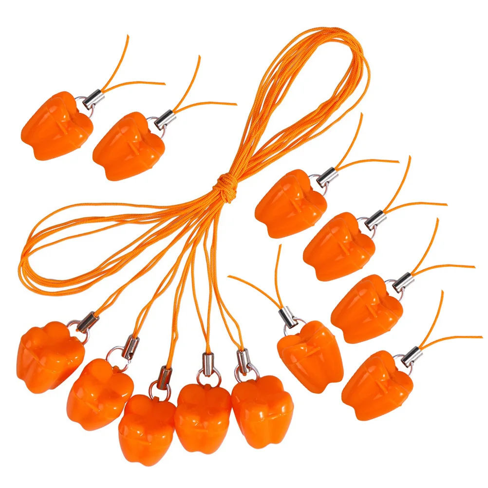 Caja de dientes para niños, soporte de almacenamiento de dientes de plástico resistente, diseño bonito, estilo de collar portátil, perfecto para niños, 12 Uds. - imagen 2