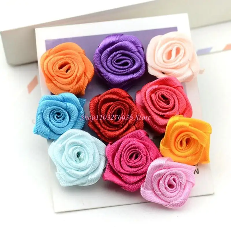 Apliques de cinta con rosas para decorar ropa de bebé - imagen 4