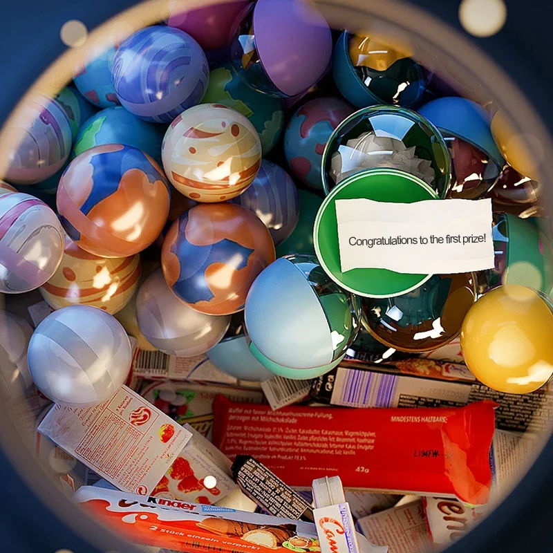 Máquina expendedora de garras para niños, Mini muñeca, juego espacial Arcade, premios DIY, grúa expendedora de dulces, máquinas de muñecas, regalos para niños - imagen 3