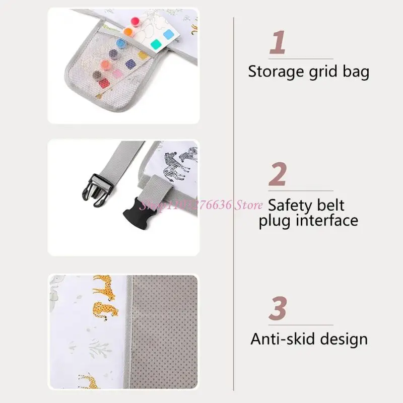 R6FD Cojín ergonómico de viaje para niños – Soporte cuello en avión
