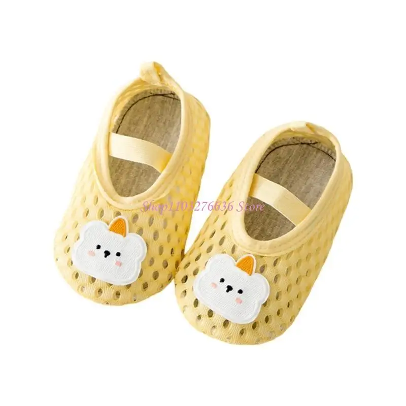 R6FD Calcetines antideslizantes para bebés con diseño dibujos animados para bebés 10 meses a 3 años, zapatos para aprender - imagen 2