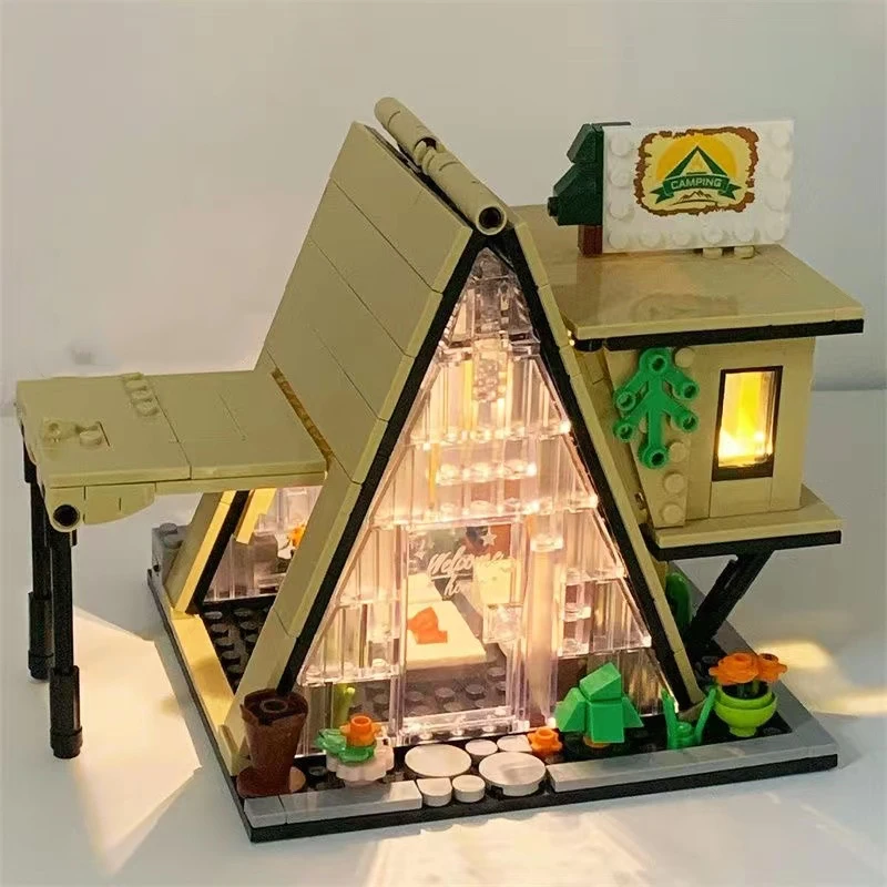 Tienda de campaña infantil – bloques construcción mini ciudad - imagen 2