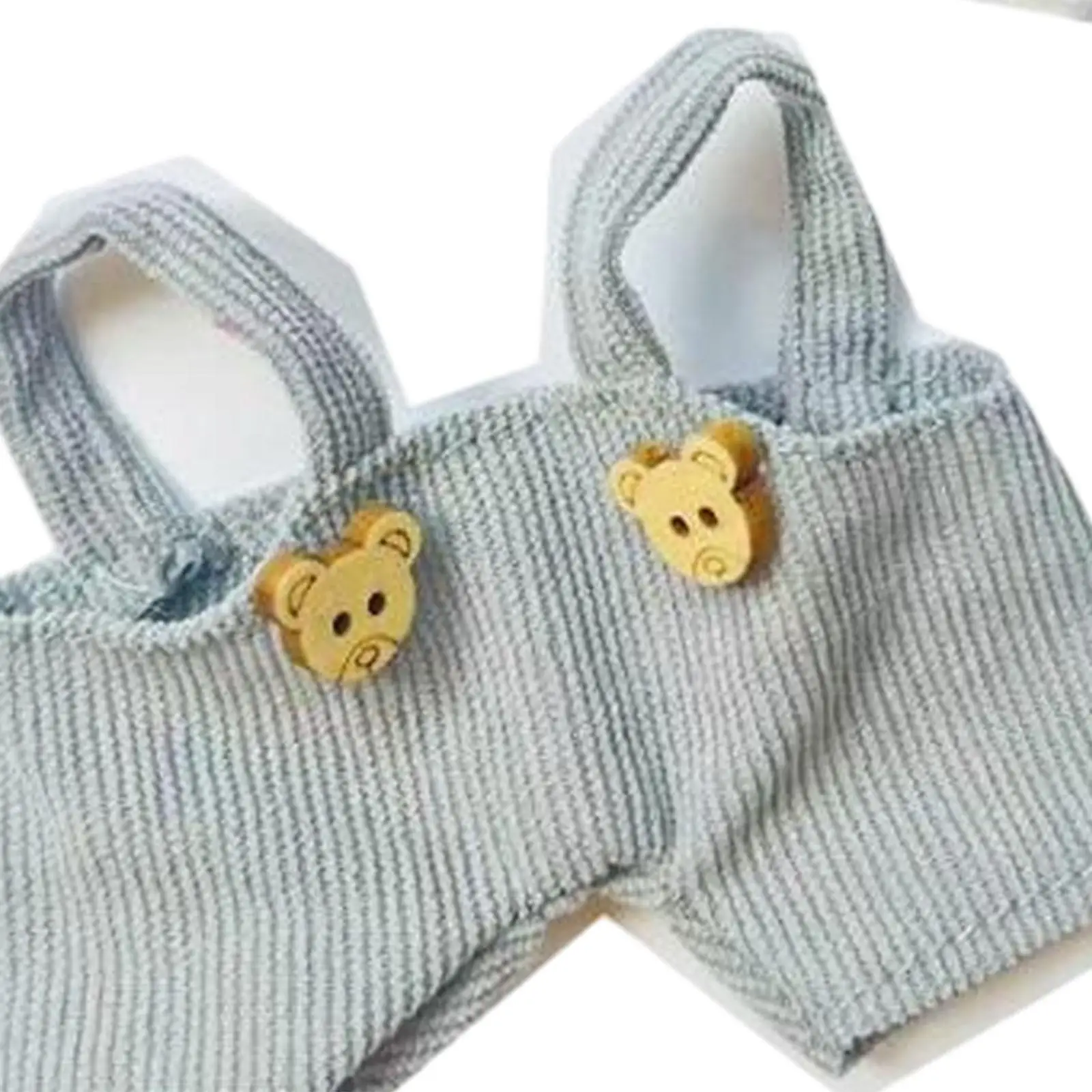 Overall and T Shirt 15 cm 17cm Plush Doll Clothes Creative Doll Clothing Doll Casual Outfit for Girls Dolls Birthday Gifts