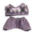 violet shorts