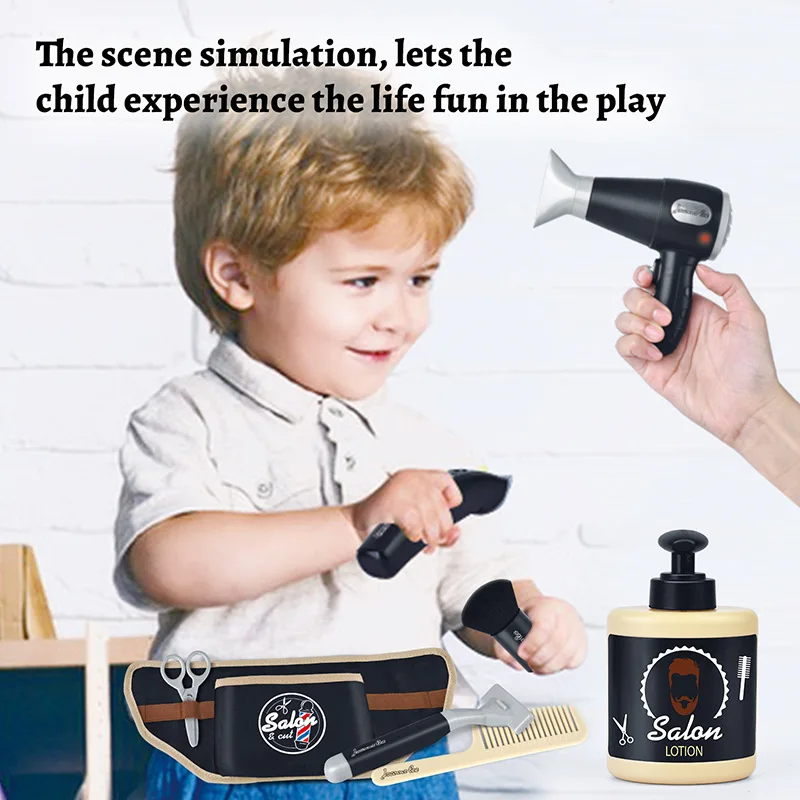 Juego de peluquería infantil para niños – Set completo de estilista - imagen 2