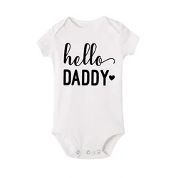 Hello Daddy Peleles de algodón puro para recién nacido - cómodo