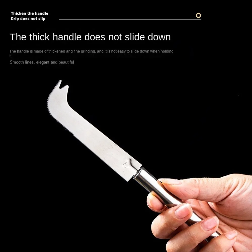 Cuchillo de queso de acero inoxidable, crema al horno, pan, pastel, cortador de queso, barra, mantequilla, cuchillo para queso - imagen 2
