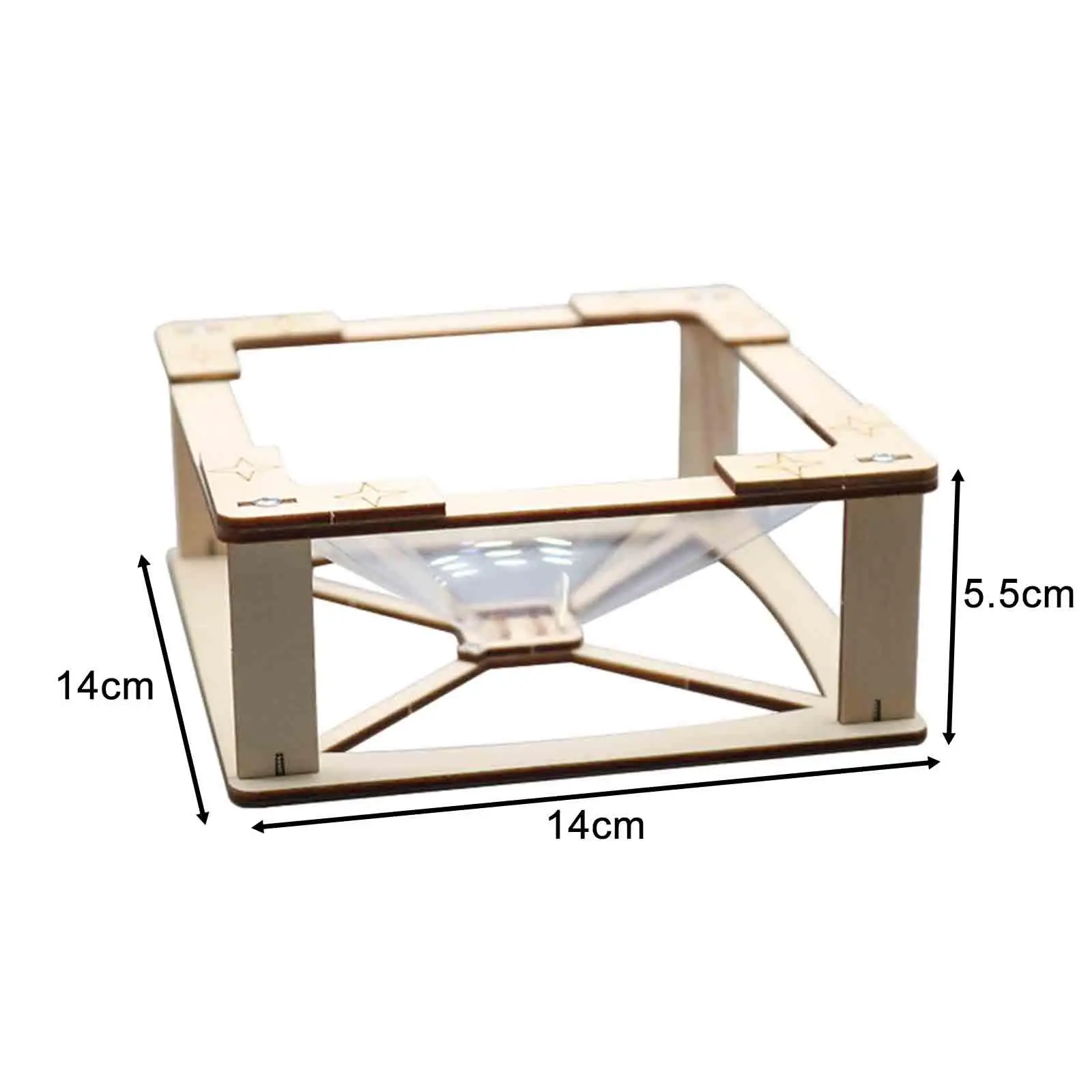 Holographic Bioscope Set DIY Science Experiments Sensory Toy Game Model Kits for Household Study Birthday Physics Tools Teens