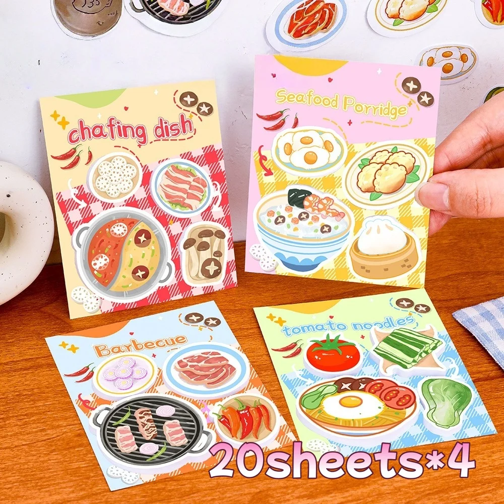 Notas adhesivas infantiles con diseños de sushi y postres – Aesthetic - imagen 2