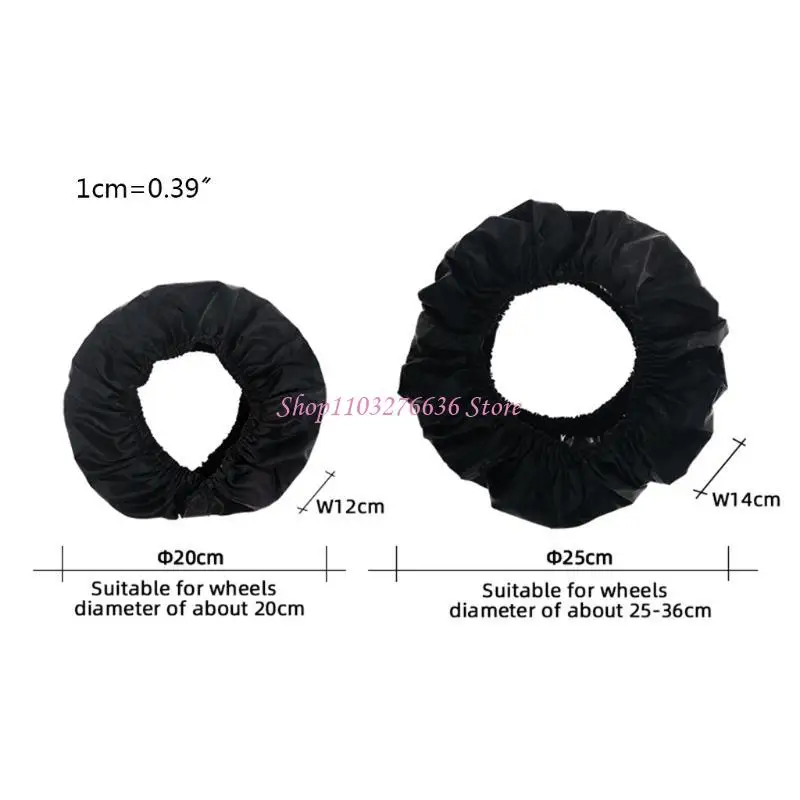 Pushir R6FD Protector de ruedas para cochecito bebé - imagen 2