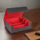 Black Lined In Red