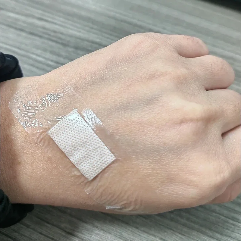100 Uds PU transparente impermeable tirita adhesiva tiras médicas yeso para heridas para deportes baño protección primeros auxilios - imagen 2