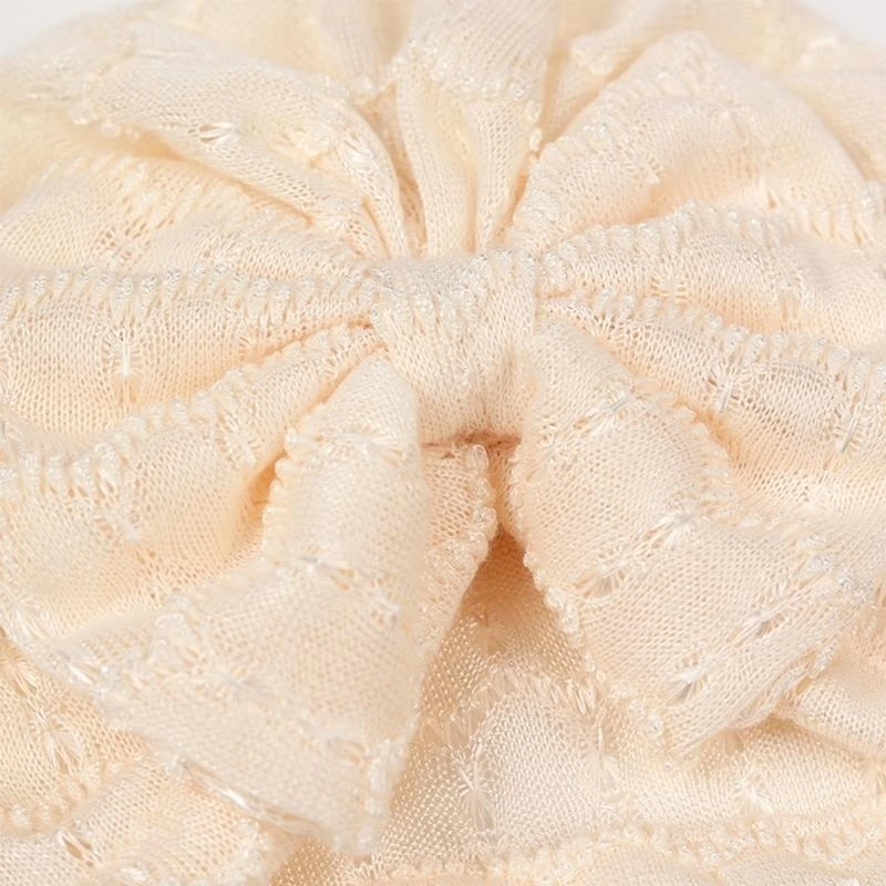 Gorro turbante con lazo para bebé M76C, gorros fetales transpirables, gorro Hospital a gorros cómodos para Navidad y - imagen 4