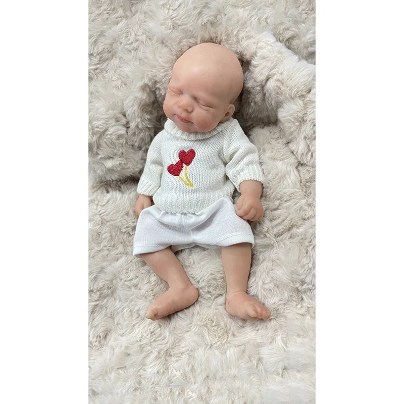 10 ''silicona de platino sólida completa de alta calidad hecha a mano Reborn Pascale súper suave Flexible elástico regalo de Navidad para niños - imagen 4