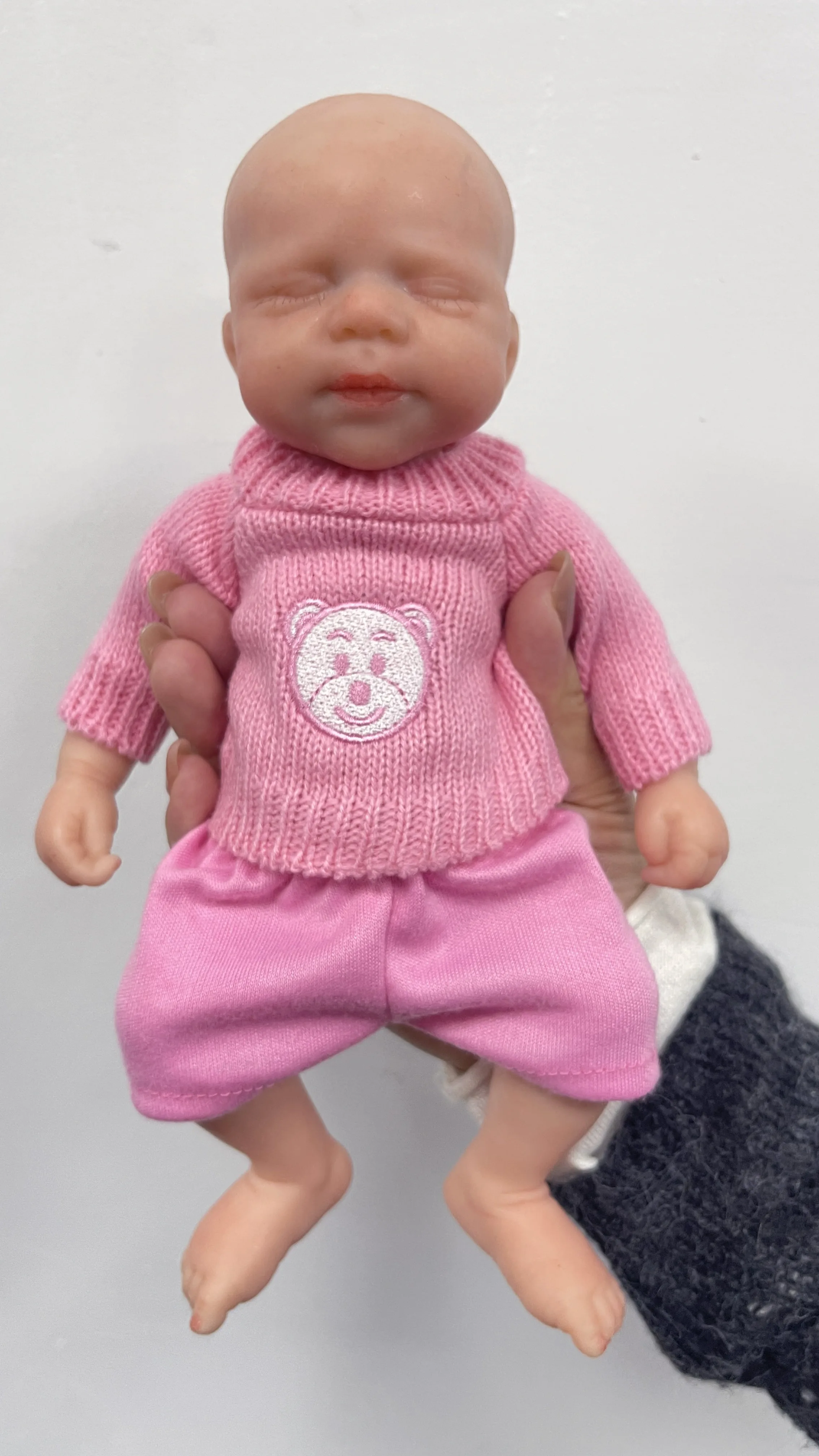 10 ''Reborn Pascale niña bebé alta calidad hecho a mano totalmente sólido platino silicona súper suave Flexible juguetes elásticos regalo