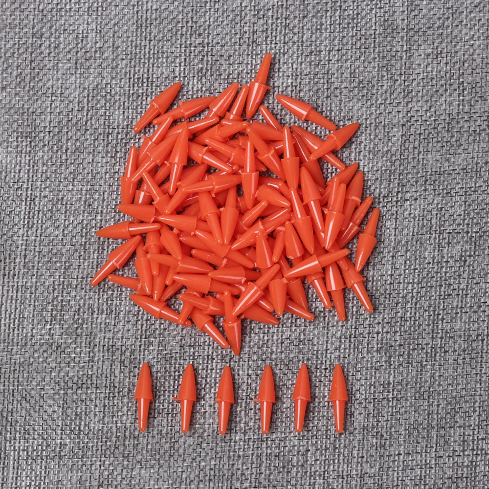 Muñeco de nieve de plástico de 100 piezas, muñeco de peluche de nariz roja, marionetas de animales, nariz de Papá Noel, accesorios de Juguetes - imagen 3